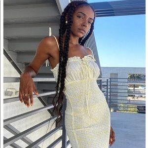 Princess Polly Korina Yellow Minidress